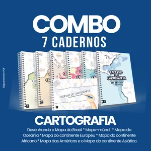 COLEÇÃO COMPLETA - 7 CADERNOS DE CARTOGRAFIA
