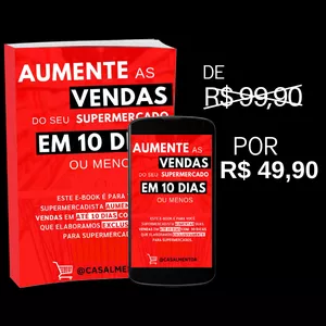 Imagem de capa para o Ebook E-BOOK AUMENTE AS VENDAS EM ATÉ 10 DIAS