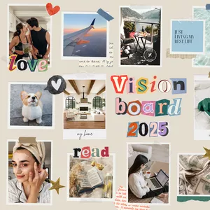 Imagem de capa para o Curso online Vision Board 2025