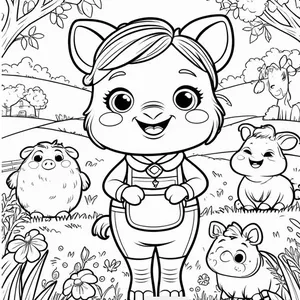 Imagem de capa para o Ebook Desenhos para colorir