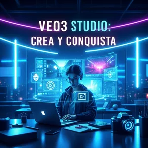 Imagen de portada para Curso online VEO3 Studio: Crea y Conquista