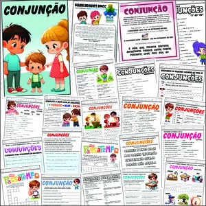 Imagem de capa para o Ebook PACOTE DE ATIVIDADES SOBRE CONJUNÇÃO