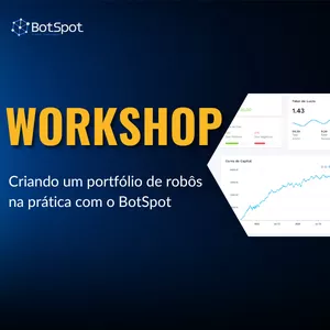 Imagem de capa para o Curso online Workshop: Criando um portfólio de robôs na prática com o BotSpot