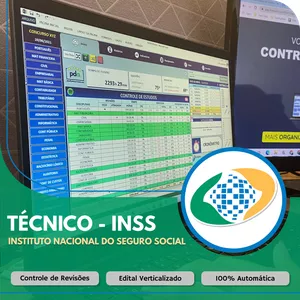 Imagem de Planilha do Aprovado - INSS - Técnico criado por Renan Cristofori Lima de Oliveira na hotmart