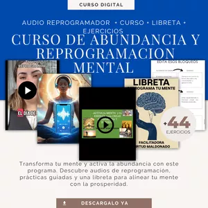 Imagen de portada para Curso online CURSO  de  ABUNDANCIA y REPROGRAMACIÓN MENTAL