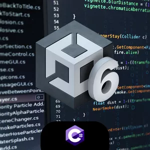 Imagen de portada para Curso online Introducción a la programación con Unity y C# - Videojuegos