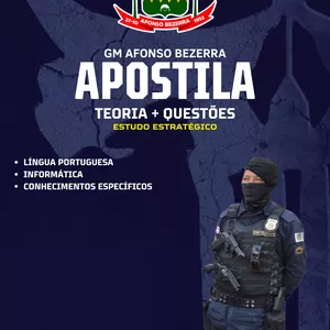 Imagem de capa para o Ebook APOSTILA GM AFONSO BEZERRA-RN