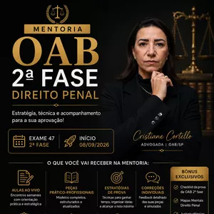 Imagem do curso Mentoria OAB Penal - exame 47