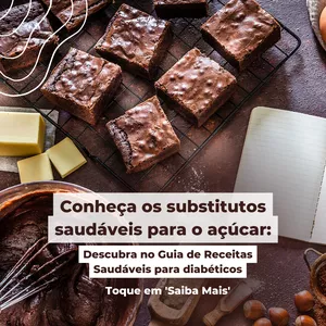 Imagem de capa para o Ebook Doce Equilíbrio Receitas para Diabéticos