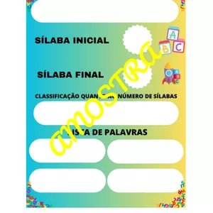 Imagem de capa para o Ebook Cartaz para estudo da palavra do dia