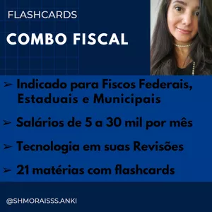 Imagem de capa para o Curso online Flashcards Combo Fiscal 