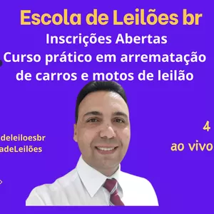 Curso CURSO PRÁTICO EM ARREMATAÇÕES DE CARROS E MOTOS DE LEILÃO