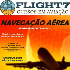 Imagem de capa para o Curso online Flight7 EAD | Navegação Aérea PPA 