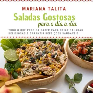 Imagem de capa para o Ebook Saladas gostosas para o dia a dia 