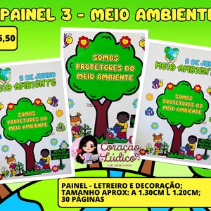 Imagem de capa para o Ebook 🌎Painel 3 - Meio Ambiente 