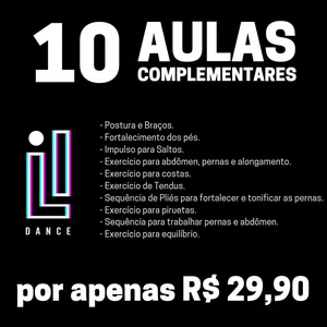 Imagem de capa para o Curso online 10 aulas complementares COMPLETAS | LI DANCE