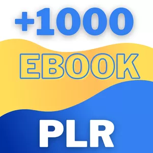 Imagen de portada para Ebook miles de libros electrónicos plr para la venta