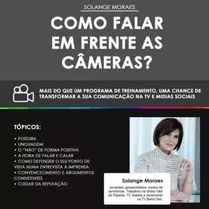 Imagem do curso Medo de falar em público ou em frente as câmeras?