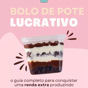 Imagem de capa para o Ebook Bolo de pote descomplicado