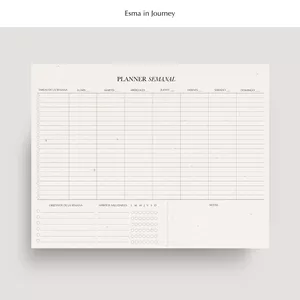 Imagen de portada para Ebook PLANNER SEMANAL