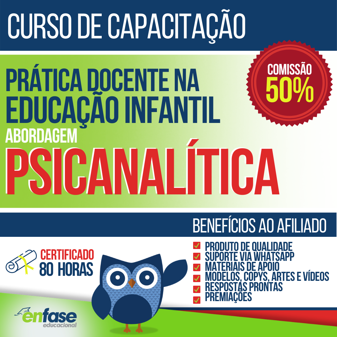 Imagem do curso (Cód 04) Prática Docente na Educação Infantil: Abordagem Psicanalítica
