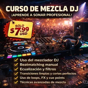 Imagen de portada para Ebook Curso de Mezcla DJ