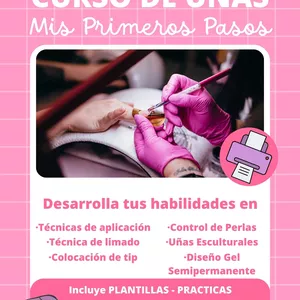 Imagen de portada para Ebook CURSO DE UÑAS MIS PRIMEROS PASOS