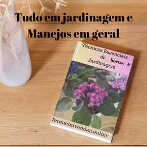 Imagem de capa para o Ebook Técnicas Essenciais de Hortas e Jardinagem