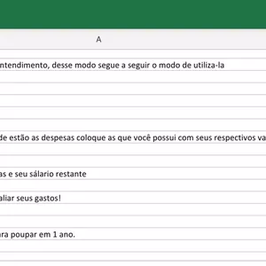 Imagem de capa para o Curso online Planilha de Gestão de Gastos