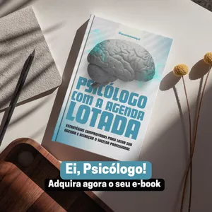 Imagem de capa para o Ebook Psicólogo com Agenda Lotada