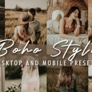 Cover image for Online course Boho Style Lightroom Presets