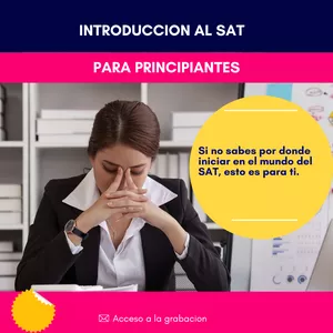 Imagen de portada para Curso online Introducción al SAT
