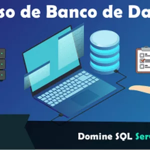 Imagem de capa para o Curso online Banco de Dados - SQL Server