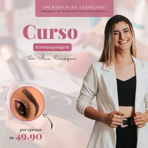 Imagem do curso Curso de automaquiagem