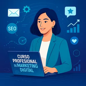 Imagen de portada para Ebook Curso profesional de marketing digital