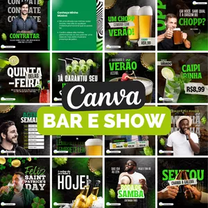 Imagem de capa para o Curso online CANVA BAR E SHOW