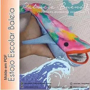 Imagem de capa para o Curso online MOLDE- Estojo Escolar Baleia