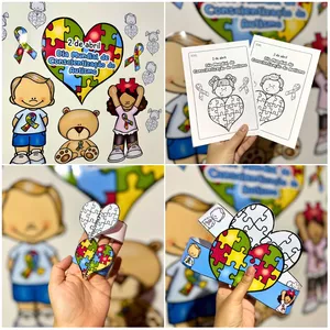 Imagem de capa para o Ebook Kit Dia Mundial de Conscientização do Autismo - Clube da Prof 