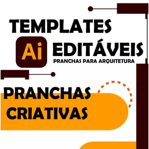 Imagem de capa para o Ebook TEMPLATES - PRANCHAS PARA ARQUITETURA