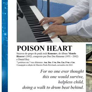 Imagem de capa para o Ebook PARTITURA de POISON HEART