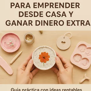 Imagen de portada para Ebook 10 Manualidades Fáciles Para Emprender Desde Casa