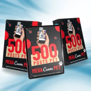 Imagem de 500 Mega Pack Pet  criado por EmprePet na hotmart