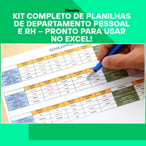 Imagem de capa para o Curso online Kit Completo de Planilhas de Departamento Pessoal e RH – Pronto para Usar no Excel!