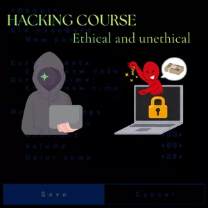 Cover image for Online course Ethical and unethical HACKING course