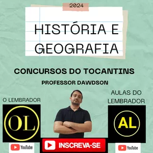 Imagem de capa para o Ebook APOSTILA COMPLETA DE HISTÓRIA E GEOGRAFIA DO TOCANTINS + 120 EXERCÍCIOS COM GABARITO COMENTADO