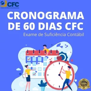 Imagem principal do produto Cronograma de Estudos de 60 dias para Exame de Suficiência Contábil - CFC e CRC