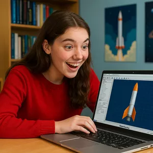 Imagem de capa para o Curso online Introdução ao Open Rocket