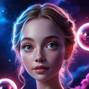 Cover image for Online course 🎨 Neon Muse: The Dreamscape Portrait