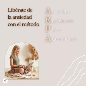 Imagen de portada para Curso online Libérate de la ansiedad con el método ARPA: estrategias prácticas para regular tu estrés y recuperar tu bienestar.