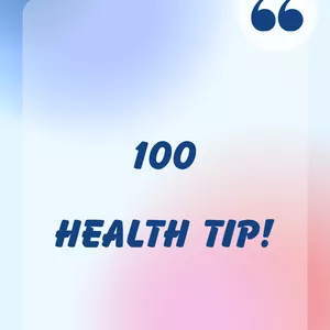 Cover image for Ebook 100 health tips !
